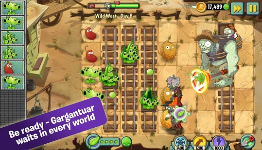  Plants vs. Zombies 2™ v2.3.1 Mod (Unlimited Coins & Gems) cho Android