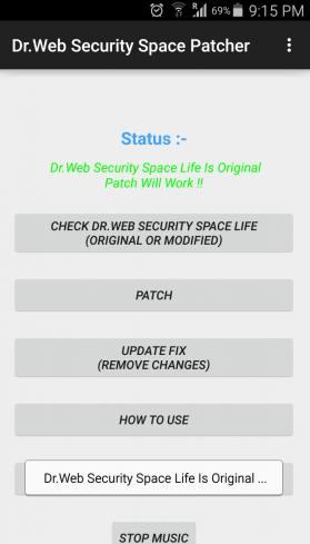 Dr.Web Security Space Patcher