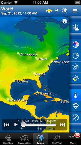 [APP IOS]WeatherPro - Xem thời tiết mọi nơi, mọi lúc