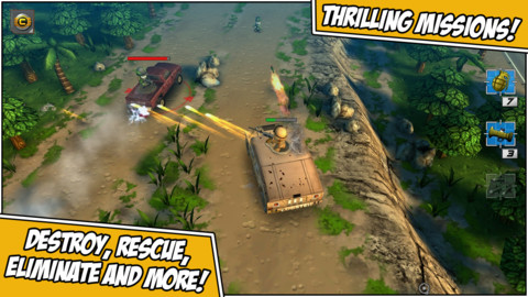 [IOS]Tiny Troopers 2: Special Ops - Điều khiển lính đặc công trấn áp các phần tử cầm súng nổi dậy