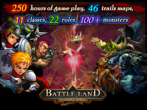 [GAME IOS] BattleLand：Warrior vs Monster HD - Vùng đất hiếu chiến