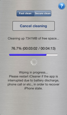 [APP IOS]iCleaner - Dọn rác iOS mạnh mẽ